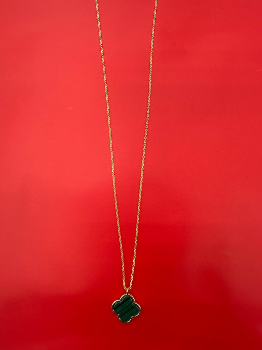 Flerty Gold Leaf Necklace